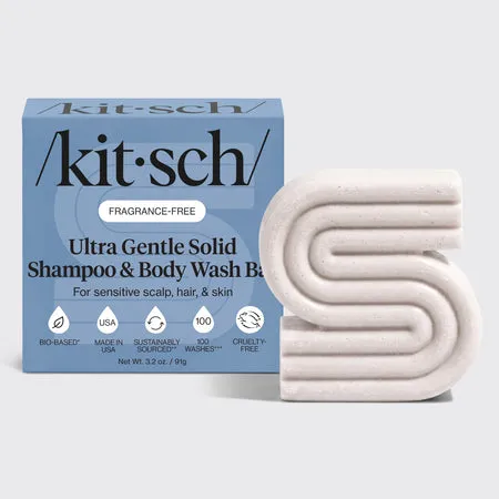 kitsch-ultra-sensitive-shampoo-body-wash-bar-fragrance-free-2-in-1-festes-shampo image 1