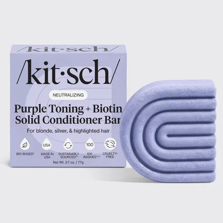 kitsch-purple-toning-conditioner-bar-feste-silbersp-lung-mit-biotin image 1