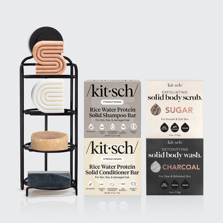 kitsch-build-your-own-shampoo-conditioner-set-mit-gratis-self-draining-shower-ca image 1