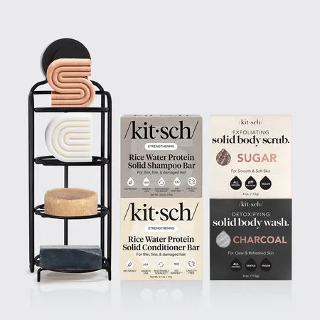 kitsch-build-your-own-shampoo-conditioner-set-mit-gratis-self-draining-shower-ca image 1