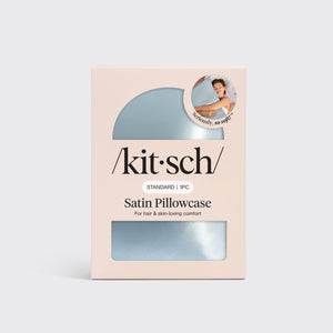 kitsch-satin-pillowcase-in-haze-blue-queen-standard-66x48-cm image 4
