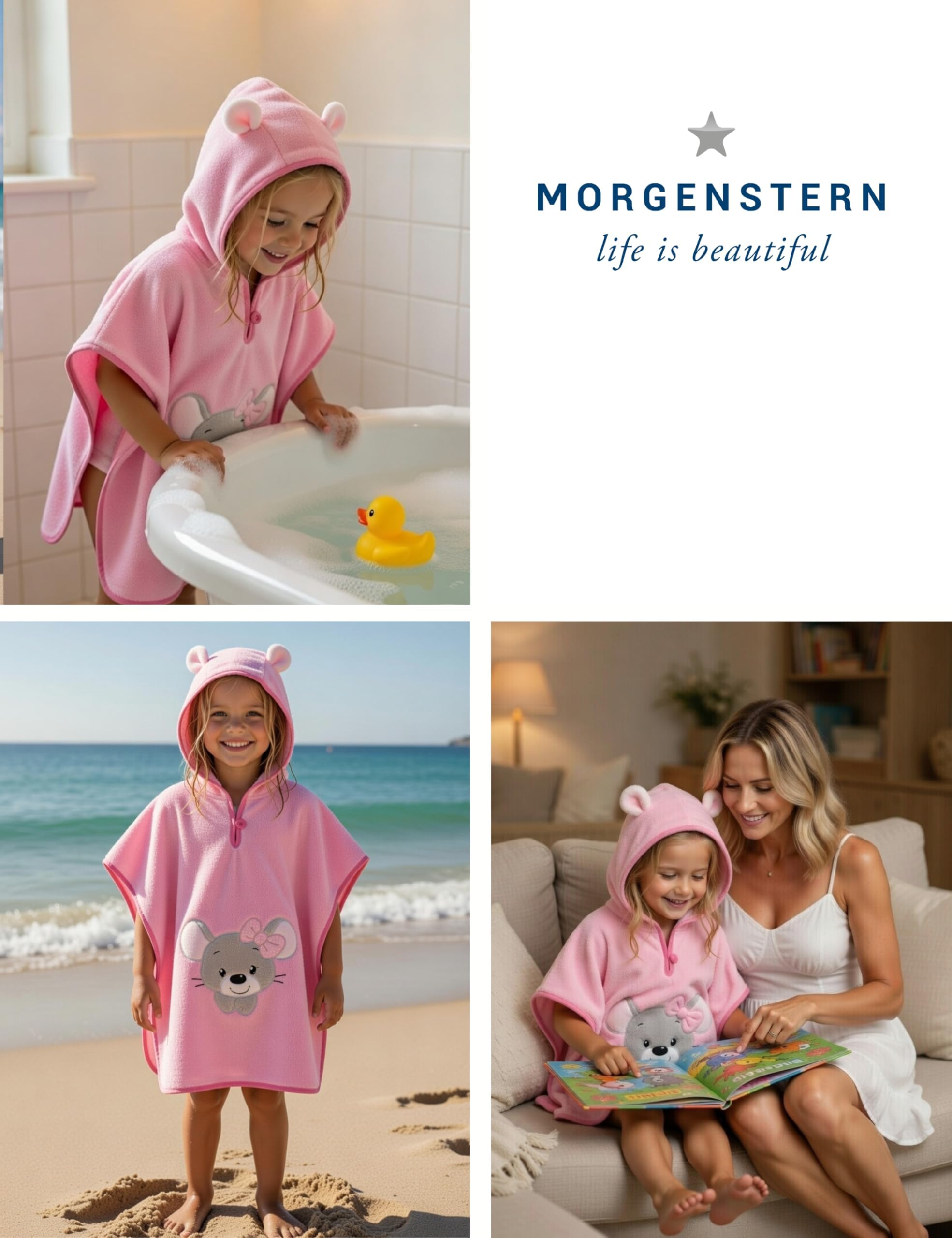 morgenstern-badeponcho-kinder-1-3-jahre-kapuze-baumwolle-motiv image 7