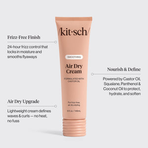 kitsch-the-air-dry-duo-smoothing-air-dry-cream-xl-quick-dry-haarturban image 2