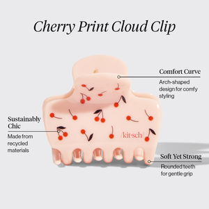 kitsch-cherry-print-cloud-claw-clip-medium-haarklammer image 3