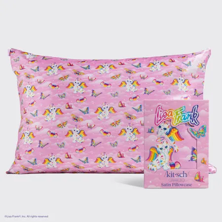 kitsch-lisa-frank-angel-kitty-satin-kissenbezug-2er-pack-queen-standard-pink image 1