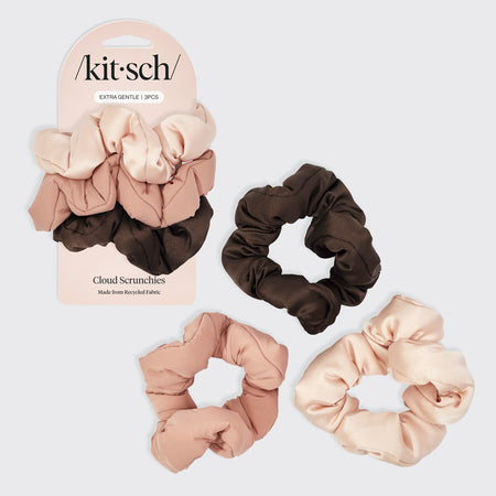 kitsch-rosewood-cloud-scrunchies-3er-set-haargummis image 1