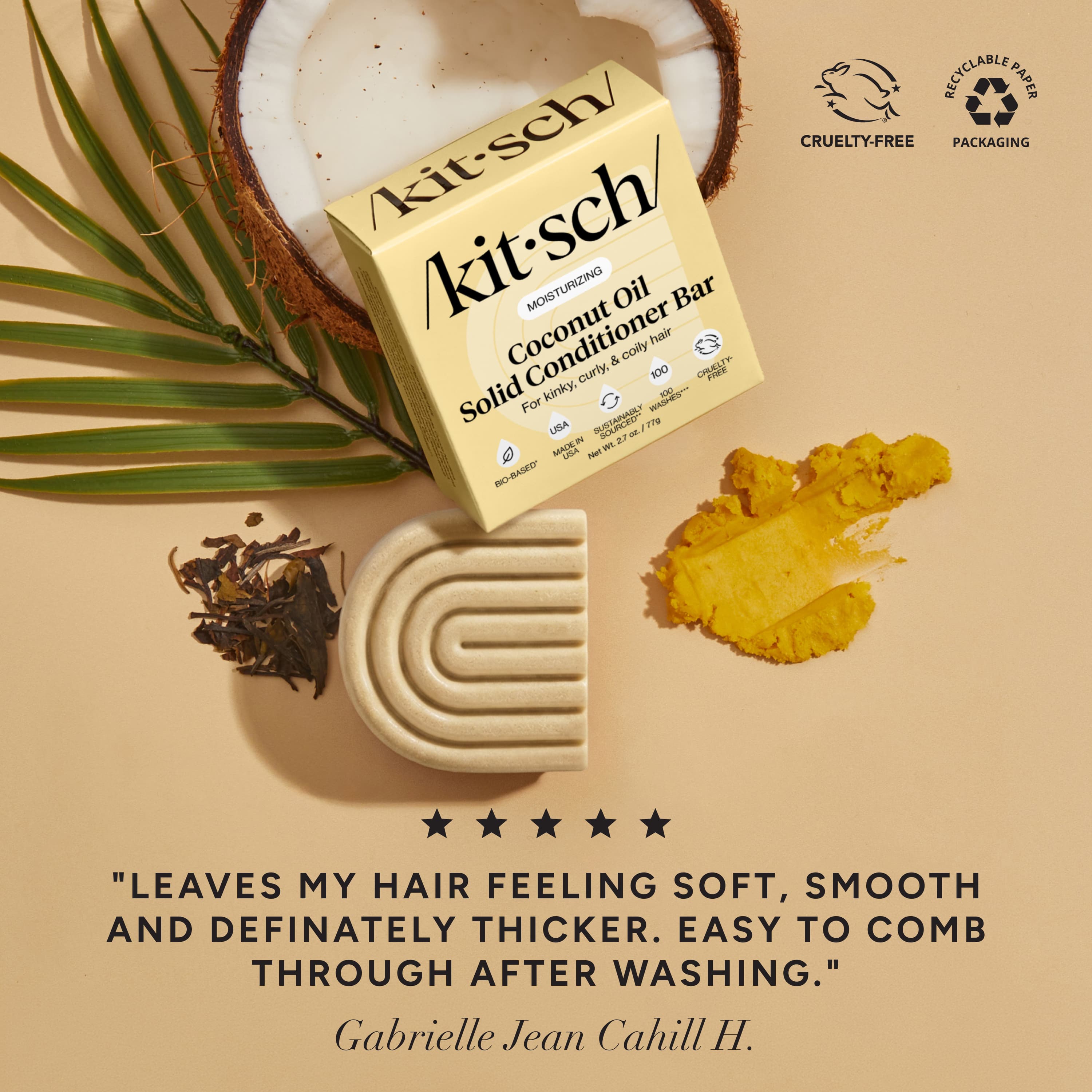 kitsch-coconut-oil-shampoo-conditioner-bar-combo-f-r-trockenes-haar image 3