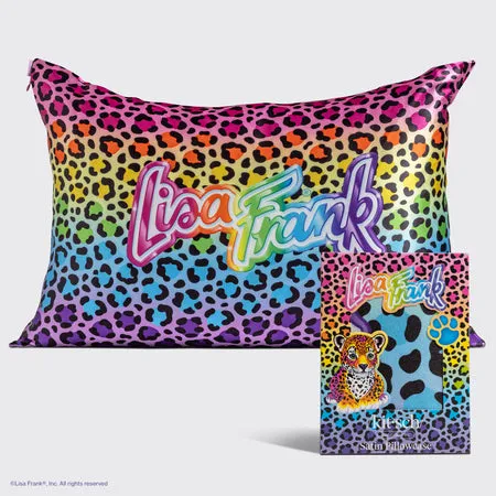 kitsch-lisa-frank-x-kitsch-satin-kopfkissenbezug-rainbow-leopard-2er-pack image 1