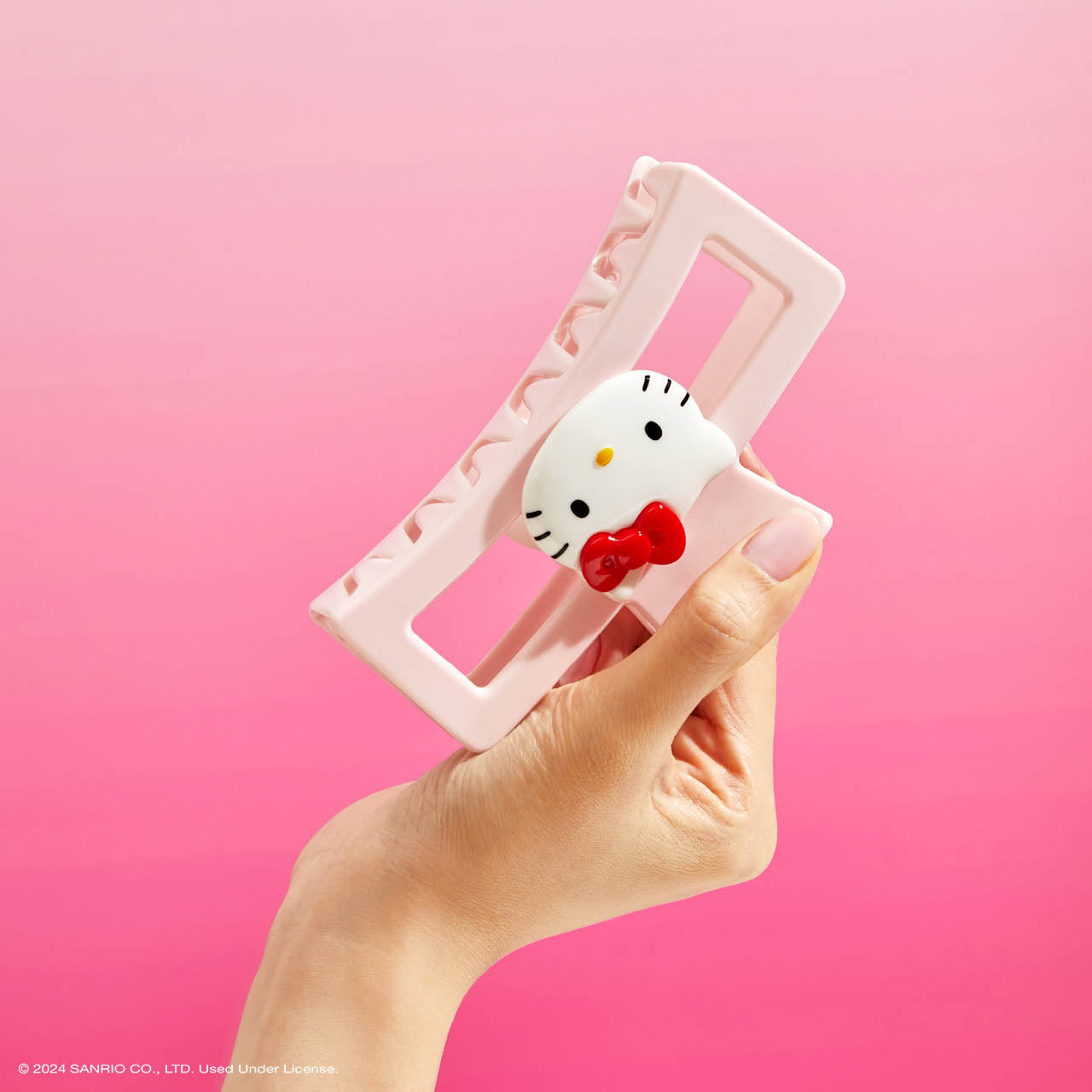 kitsch-x-hello-kitty-jumbo-claw-clip-kitty-face-haarklammer-pink image 5