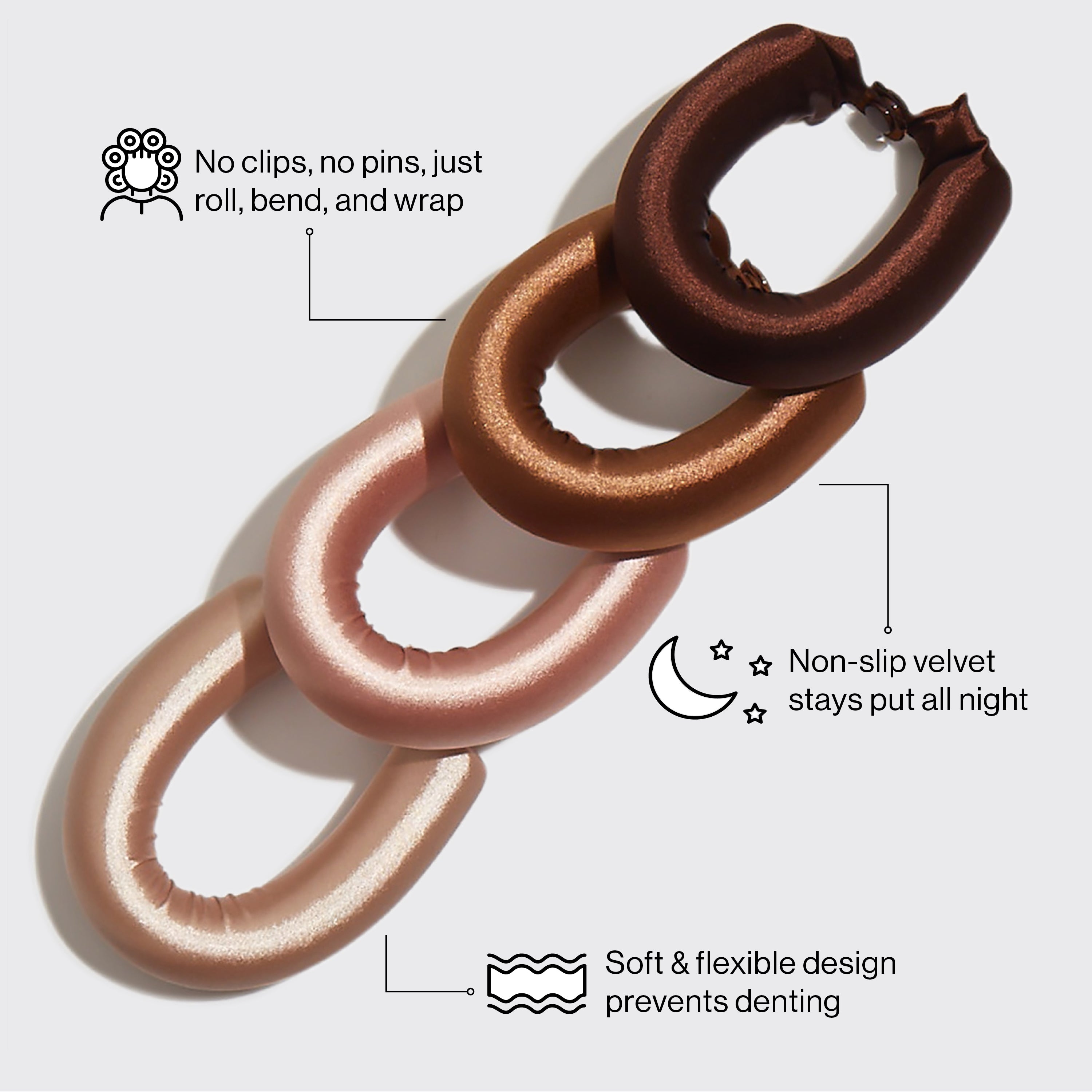 kitsch-rosewood-jumbo-satin-flexi-rods-4er-set-gro-e-lockenwickler image 4