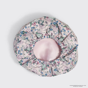 kitsch-x-bridgerton-satin-lined-flexi-shower-cap-wisteria image 8