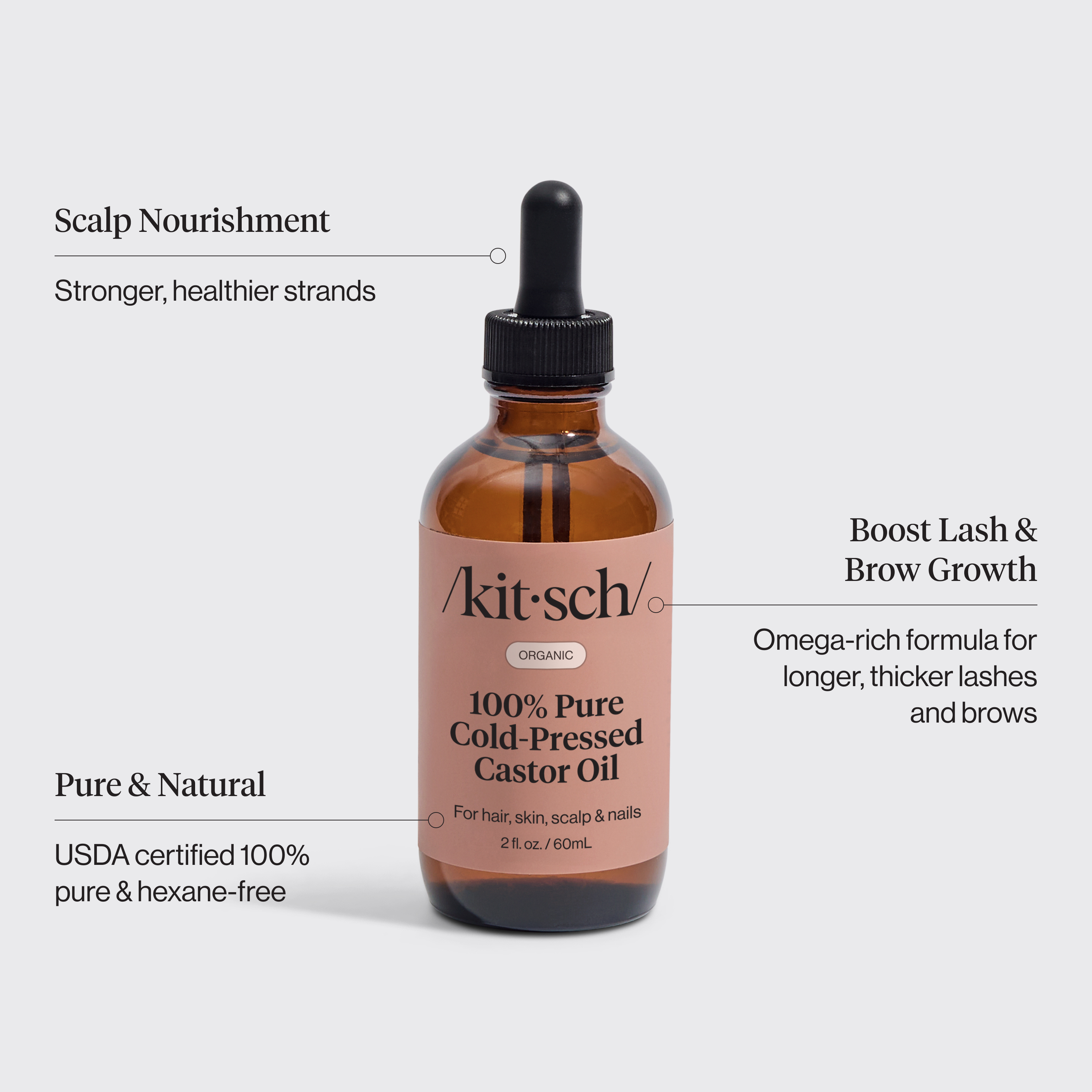 kitsch-100-castor-oil-2oz-gratis-eco-dermaplaner image 4