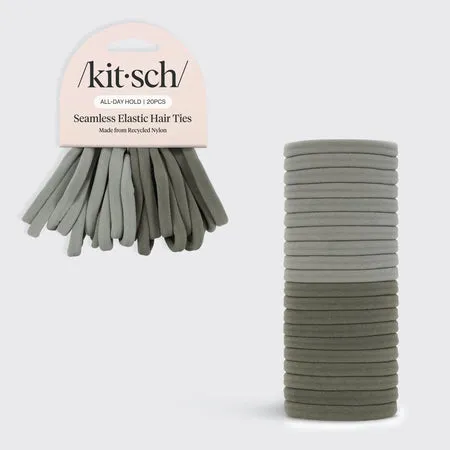 kitsch-eucalyptus-haargummis-20er-set-recyceltes-nylon image 1