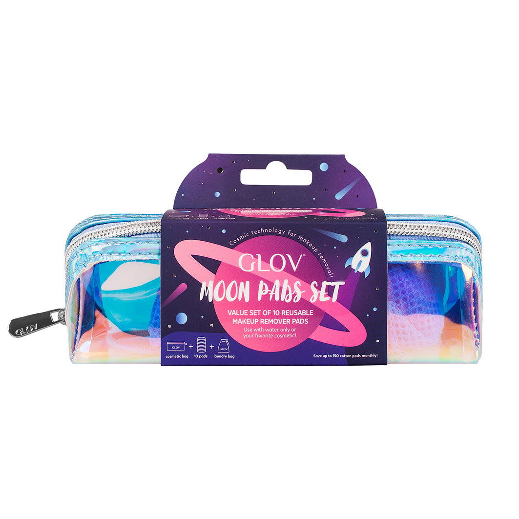 glov-moon-pads-set-10-wiederverwendbare-abschminkpads-in-holographic-kosmetiktas image 5