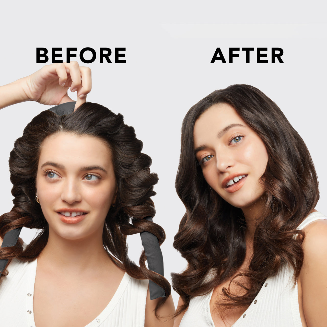 kitsch-charcoal-black-nighttime-blowout-routine-heatless-locken-set-mit-satin-bo image 8