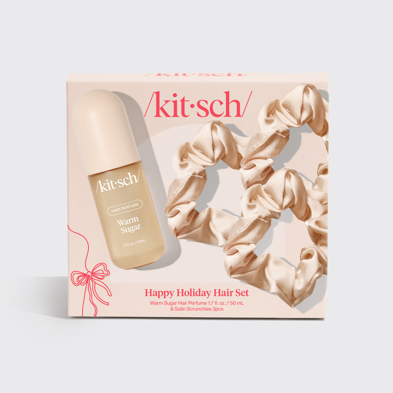kitsch-happy-holiday-hair-set-warm-sugar-haarparf-m-3x-satin-scrunchies image 5