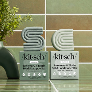kitsch-rosemary-biotin-volumizing-shampoo-conditioner-bar-combo image 2