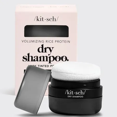 kitsch-dark-volumizing-rice-protein-trockenshampoo-mit-puderquaste image 1