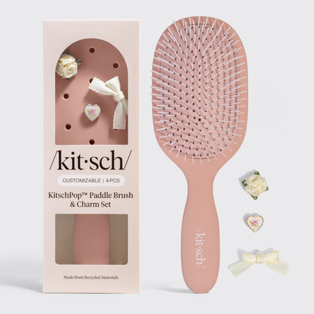 kitsch-kitschpop-paddle-brush-terracotta-paddelb-rste-f-r-nasses-und-trockenes-h image 1