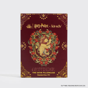 kitsch-x-harry-potter-satin-kopfkissenbezug-gryffindor-standard image 8