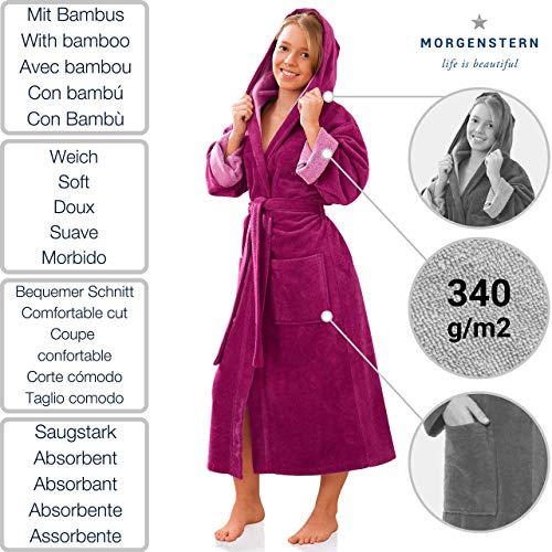 morgenstern-kinder-bademantel-mit-kapuze-frottee-velours-bademantel image 8