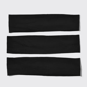kitsch-black-active-headbands-stirnband-3er-set-schwarz image 7