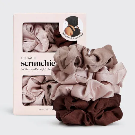 kitsch-cameo-satin-sleep-scrunchies-haargummis-5er-set image 1