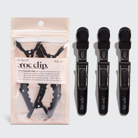 kitsch-pro-no-slip-krokodil-haarclips-schwarz-3er-set image 1