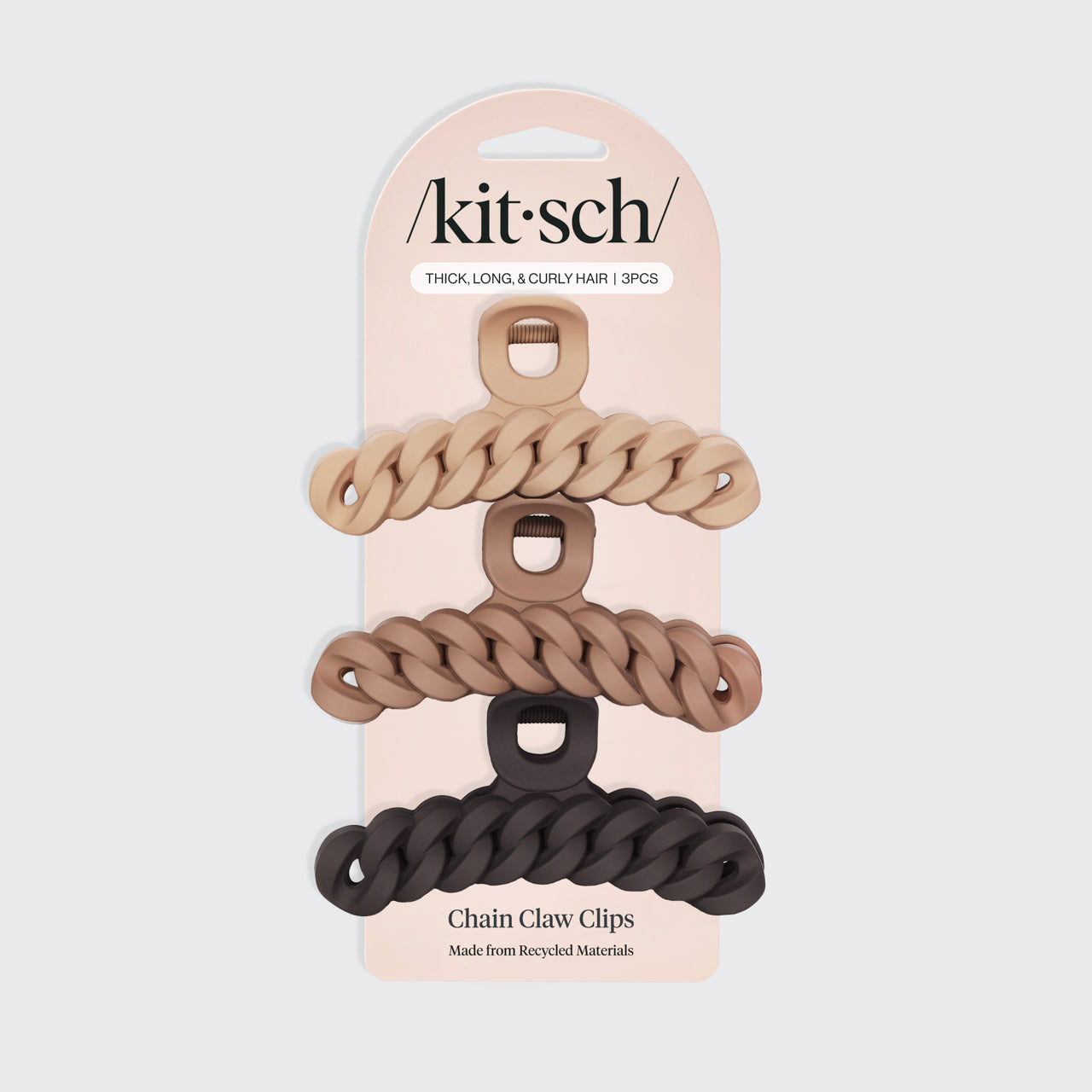 kitsch-chain-claw-clips-3er-set-neutral-haarklammern image 5