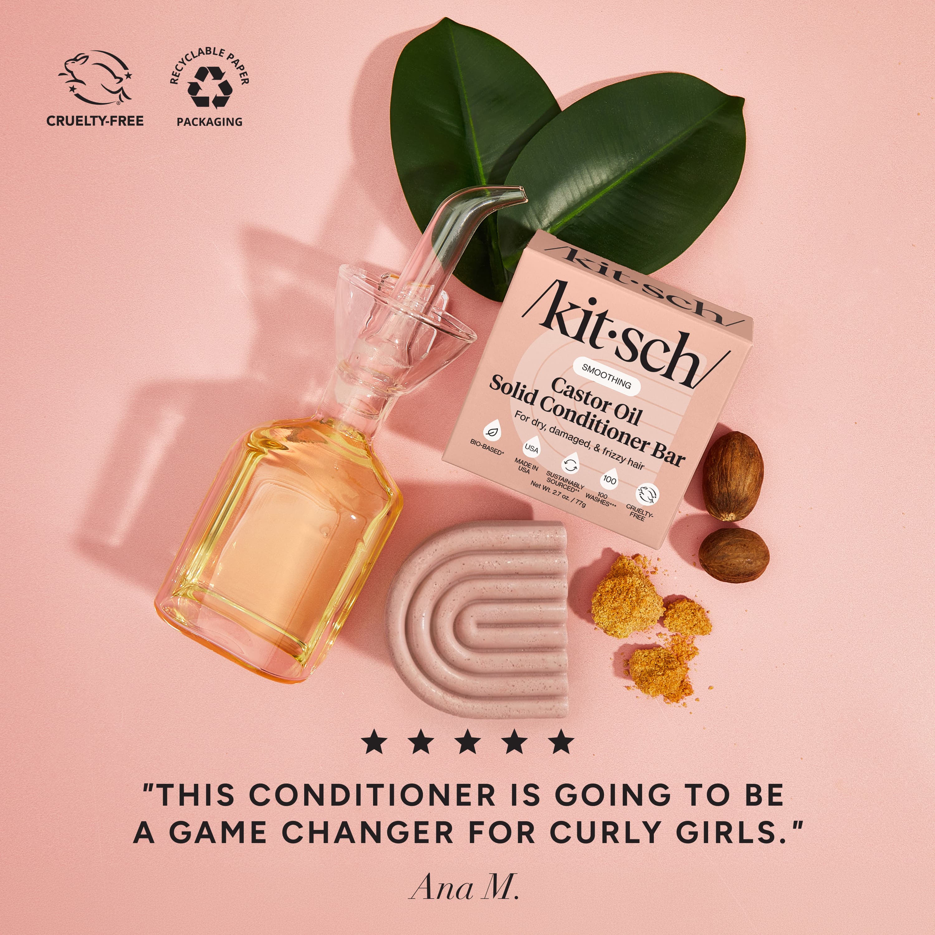 kitsch-castor-oil-nourishing-conditioner-bar-fest-conditioner image 3