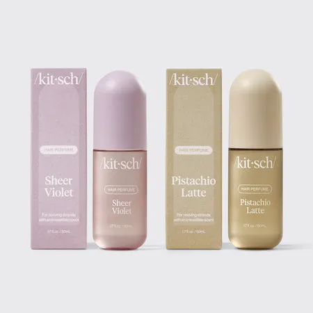 kitsch-farmers-market-sunday-duo-sheer-violet-pistachio-latte-haarparf-m-set image 1