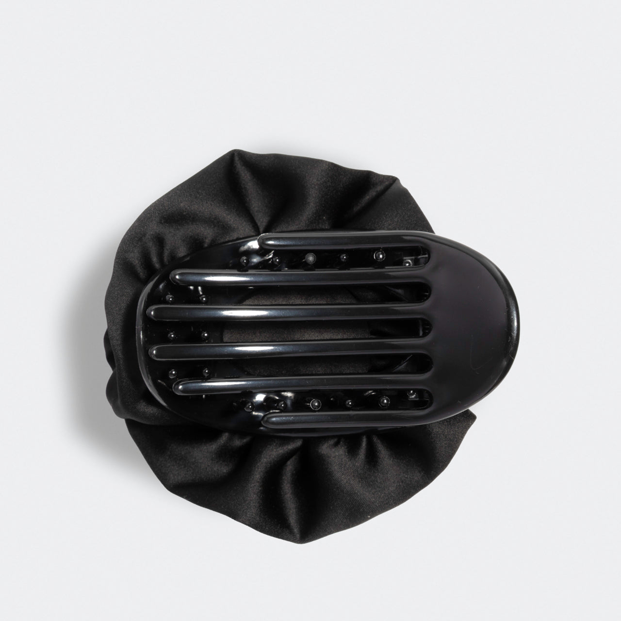 kitsch-satin-rosette-flat-cloud-clip-black-medium-haarspange-mit-satin-rosette image 4