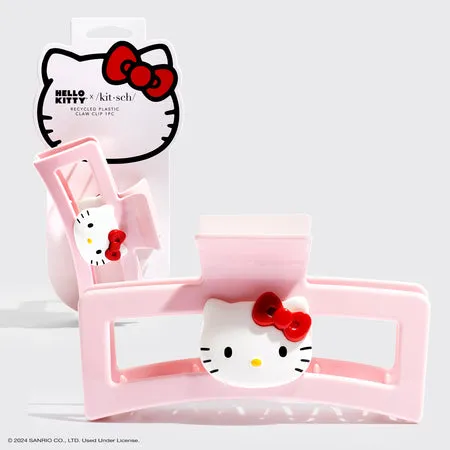 kitsch-x-hello-kitty-jumbo-claw-clip-kitty-face-haarklammer-pink image 1