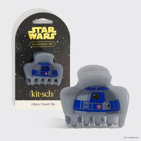 kitsch-star-wars-glitter-cloud-clip-r2-d2-haarspange image 1
