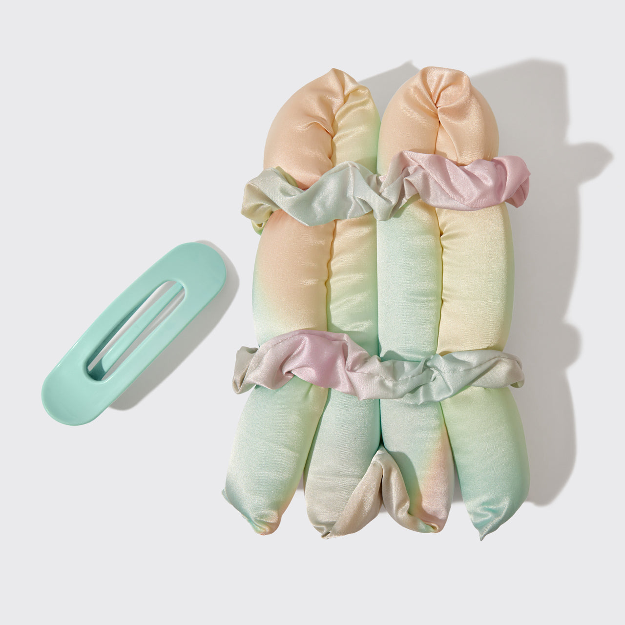kitsch-hair-hero-xl-satin-heatless-styling-flat-lay-claw-4tlg-set-aura image 3