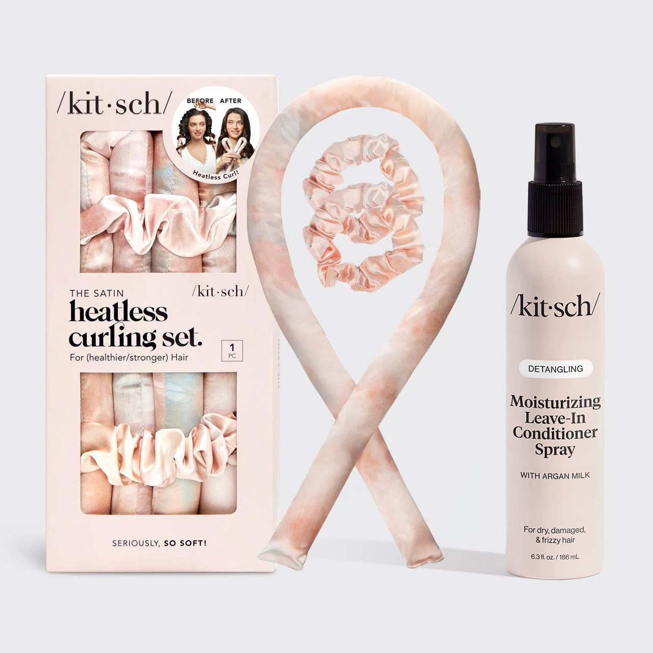 kitsch-satin-heatless-curling-set-leave-in-conditioner-bundle image 2