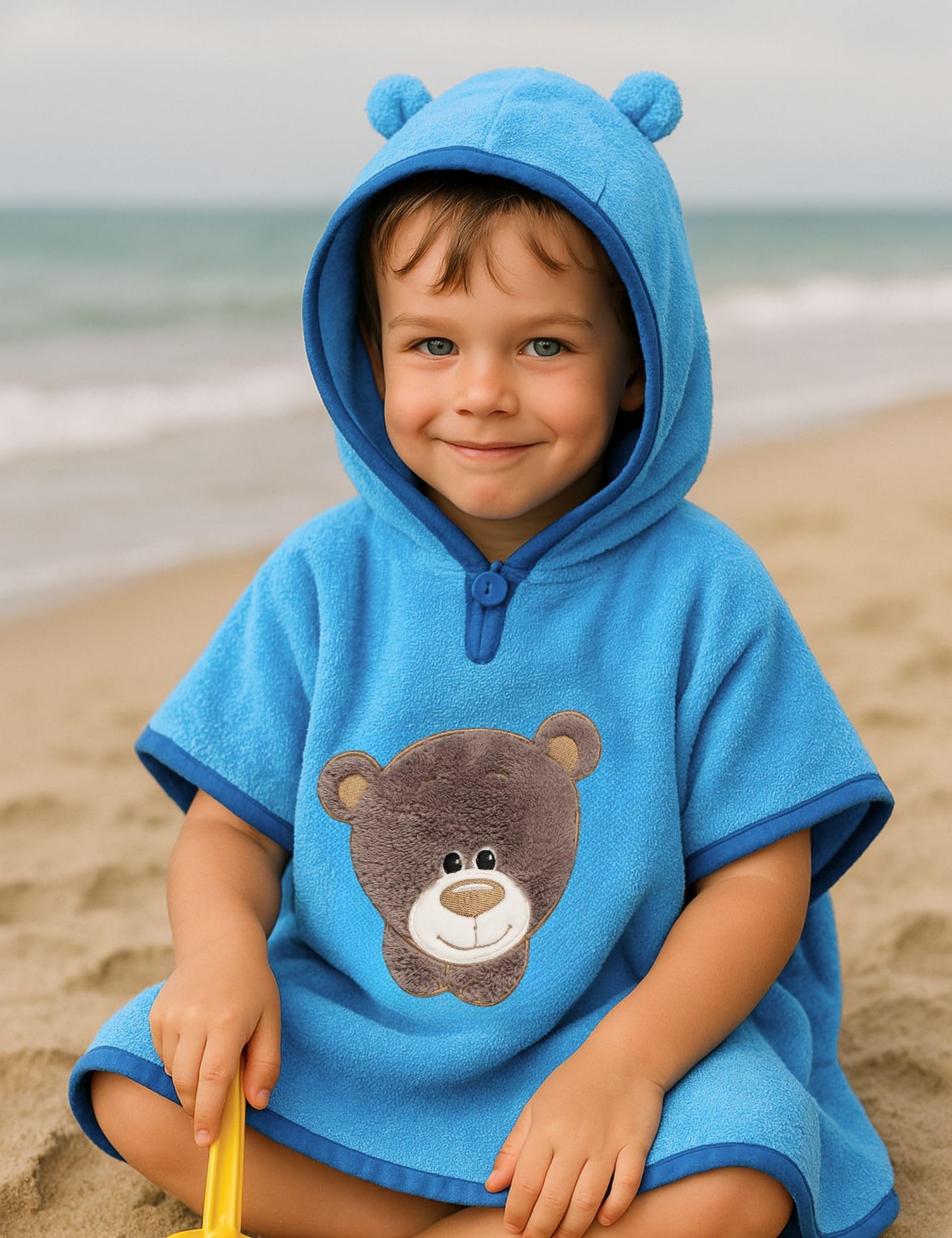 morgenstern-badeponcho-kinder-1-3-jahre-regenbogen-handtuchponcho-mit-kapuze-aus image 6