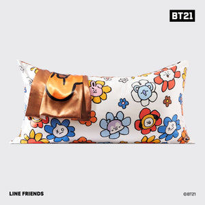 kitsch-x-bt21-satin-kopfkissenbezug-shooky-king image 2