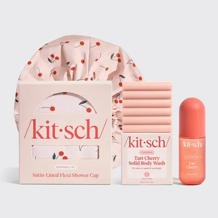 kitsch-cherry-bathroom-bundle-k-rperpflege-und-haarduft-set image 1