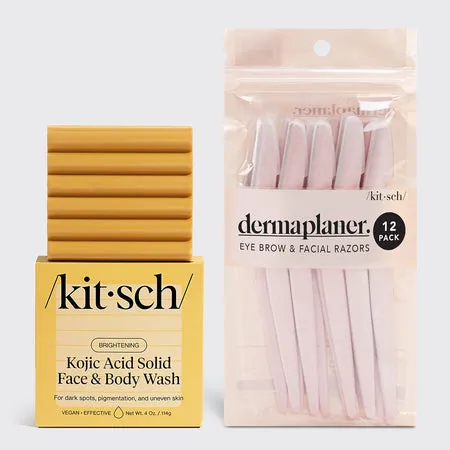 kitsch-kojic-acid-gesichts-und-k-rperseife-mit-gratis-eco-dermaplaner image 1
