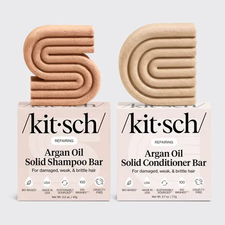 kitsch-repairing-argan-oil-shampoo-conditioner-bar-combo-feste-pflege image 1