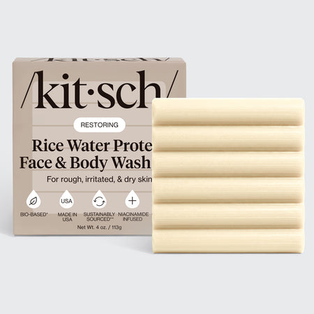 kitsch-rice-water-protein-face-body-wash-bar image 1