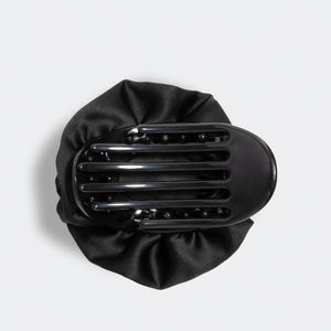 kitsch-satin-rosette-flat-cloud-clip-black-medium-haarspange-mit-satin-rosette image 7