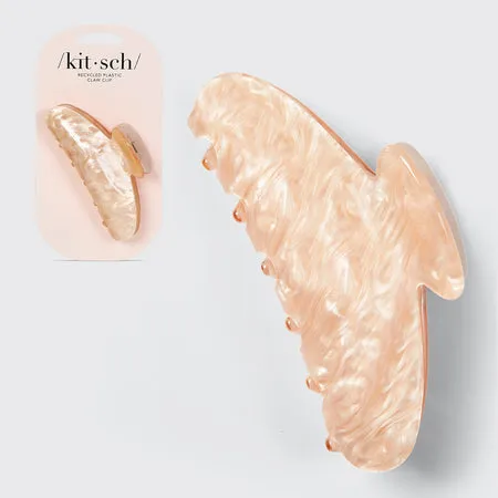 kitsch-blonde-marble-claw-clip-haarspange-aus-recycling-acryl image 1
