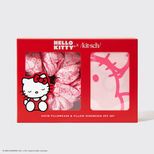kitsch-hello-kitty-satin-pillowcase-pillow-scrunchie-2pc-set image 8