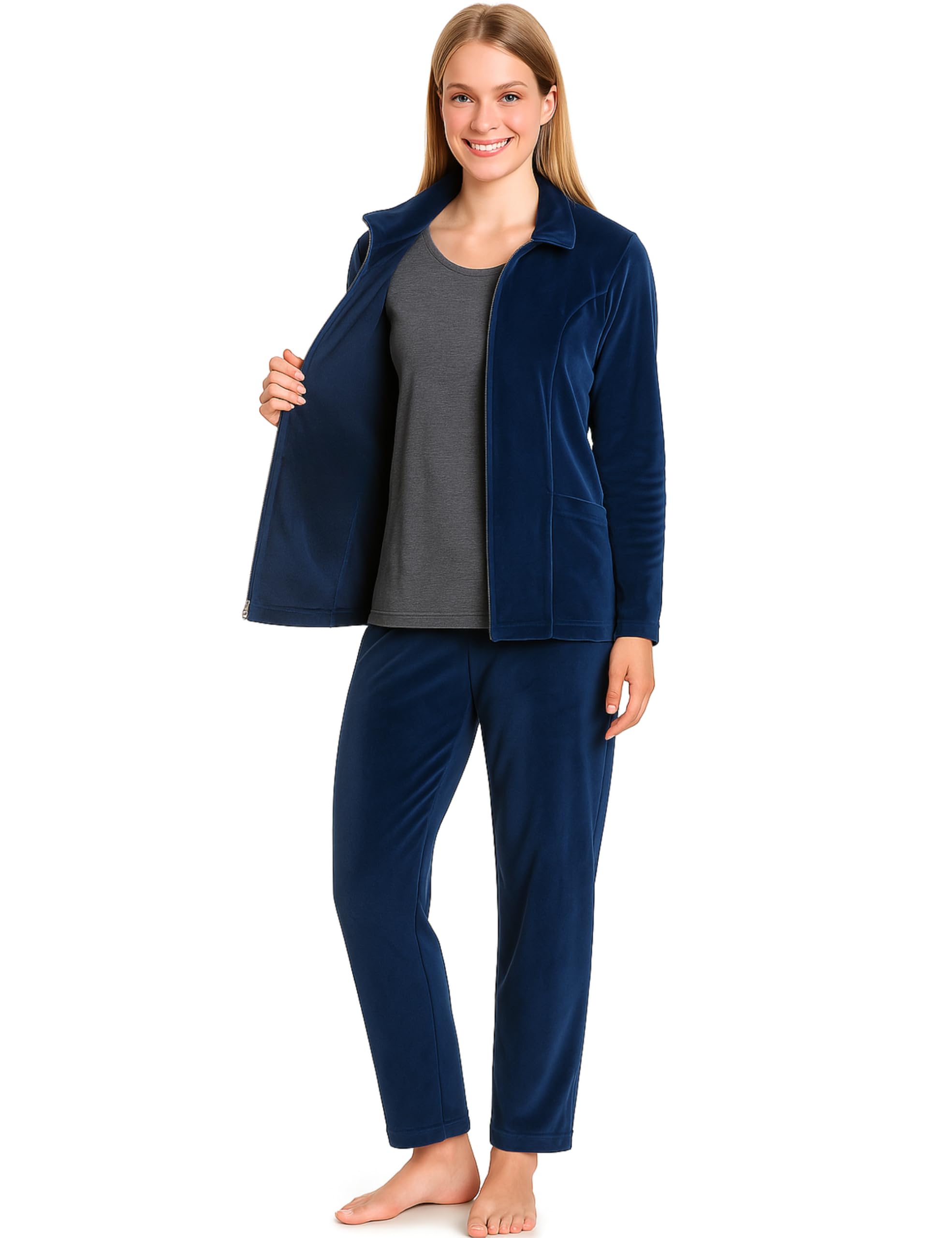 morgenstern-hausanzug-damen-set-2-teilig-nicki-freizeitanzug image 4