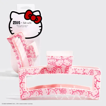 kitsch-x-hello-kitty-jumbo-claw-clip-pink-kitty-faces-haarklammer image 1