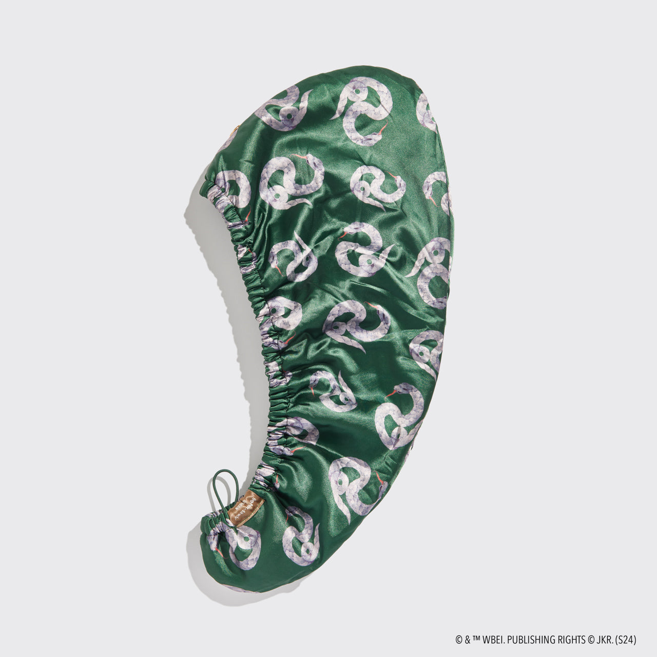 kitsch-x-harry-potter-satin-wrapped-haartuch-slytherin-haarturban image 4