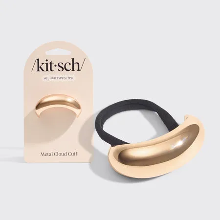 kitsch-gold-metal-cloud-cuff-medium-haarschmuck-gold image 1