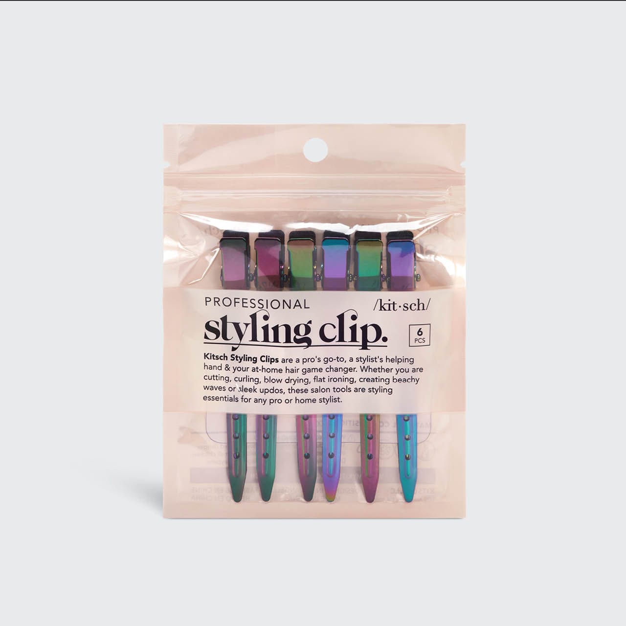 kitsch-iridescent-styling-hair-clips-6pc-set-haarclips image 3